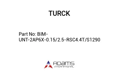 BIM-UNT-2AP6X-0.15/2.5-RSC4.4T/S1290