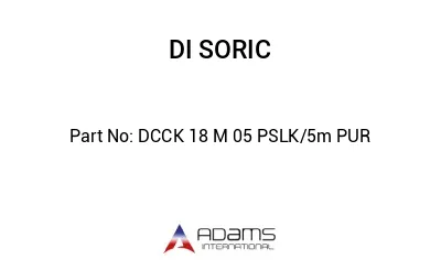 DCCK 18 M 05 PSLK/5m PUR