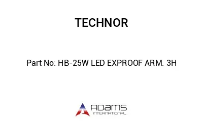 HB-25W LED EXPROOF ARM. 3H