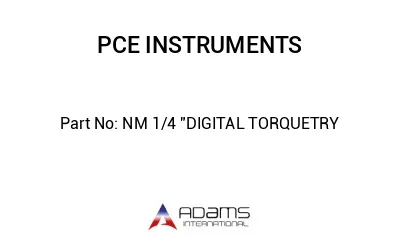 NM 1/4 "DIGITAL TORQUETRY