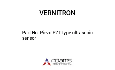 Piezo PZT type ultrasonic sensor