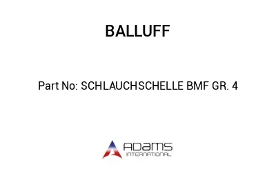 SCHLAUCHSCHELLE BMF GR. 4									