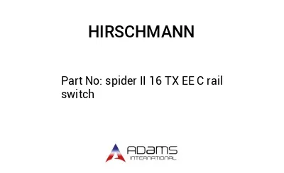 spider II 16 TX EE C rail switch