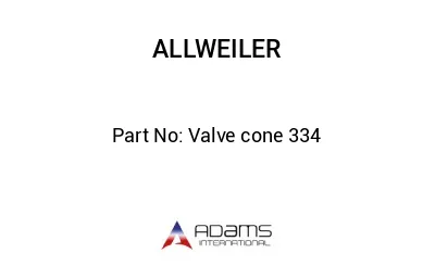 Valve cone 334